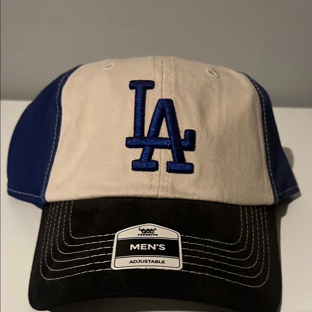 Men's Blue and Black Cap